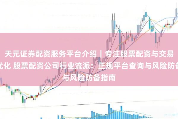 天元证券配资服务平台介绍｜专注股票配资与交易布局优化 股票配资公司行业流派：正规平台查询与风险防备指南