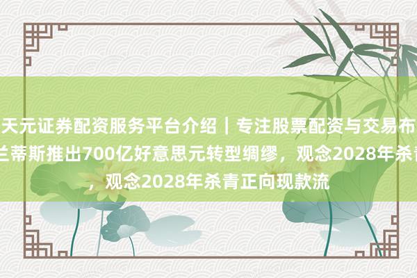 天元证券配资服务平台介绍｜专注股票配资与交易布局优化 斯特兰蒂斯推出700亿好意思元转型绸缪，观念2028年杀青正向现款流